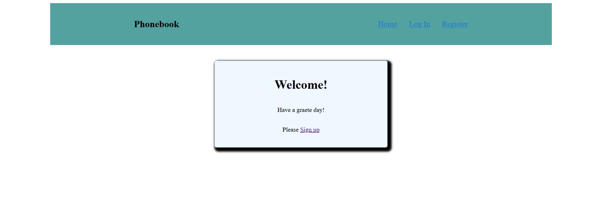 Project 3 Screenshot